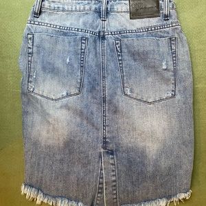 One Teaspoon Denim Skirt